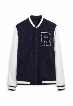 Next Herren Bomberjacke - Navy Blue White