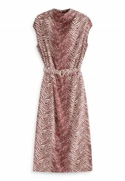 Next Damen NECK - Freizeitkleid - Brown Zebra