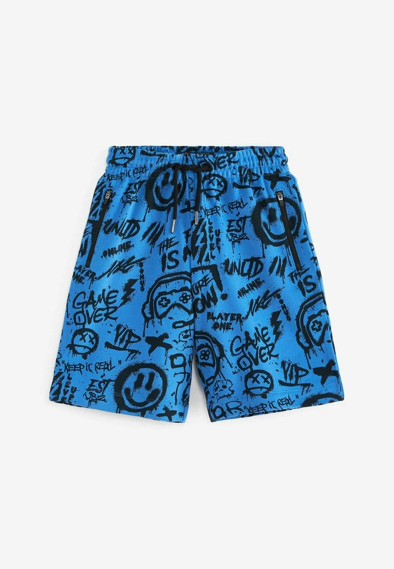 Next Kinder 2 PACK ALL OVER PRINT - Jogginghose - Black Blue Smile – Bild 2