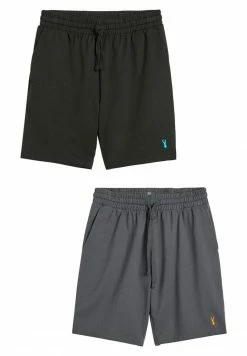 Next Herren 2 PACK LIGHTWEIGHT SHORTS - Shorts - Black