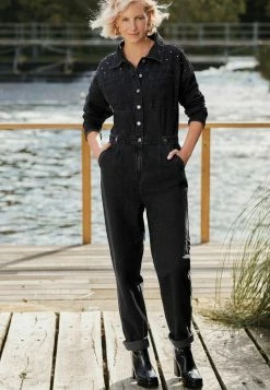 Next Damen SAVANNAH MILLER STUD DETAIL - Jumpsuit - Black