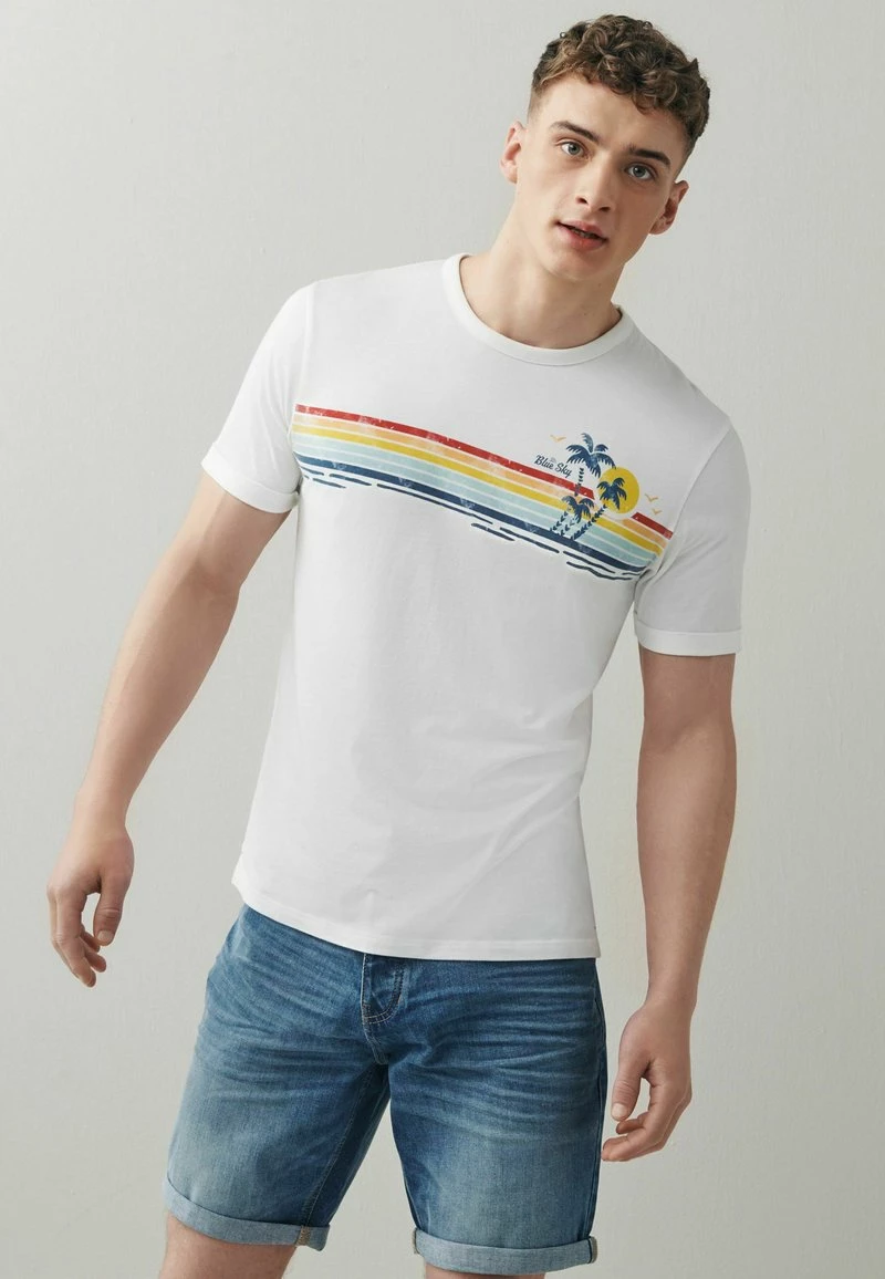 Next Herren GREEN CAST - Jeans Shorts - Mid Blue – Bild 4