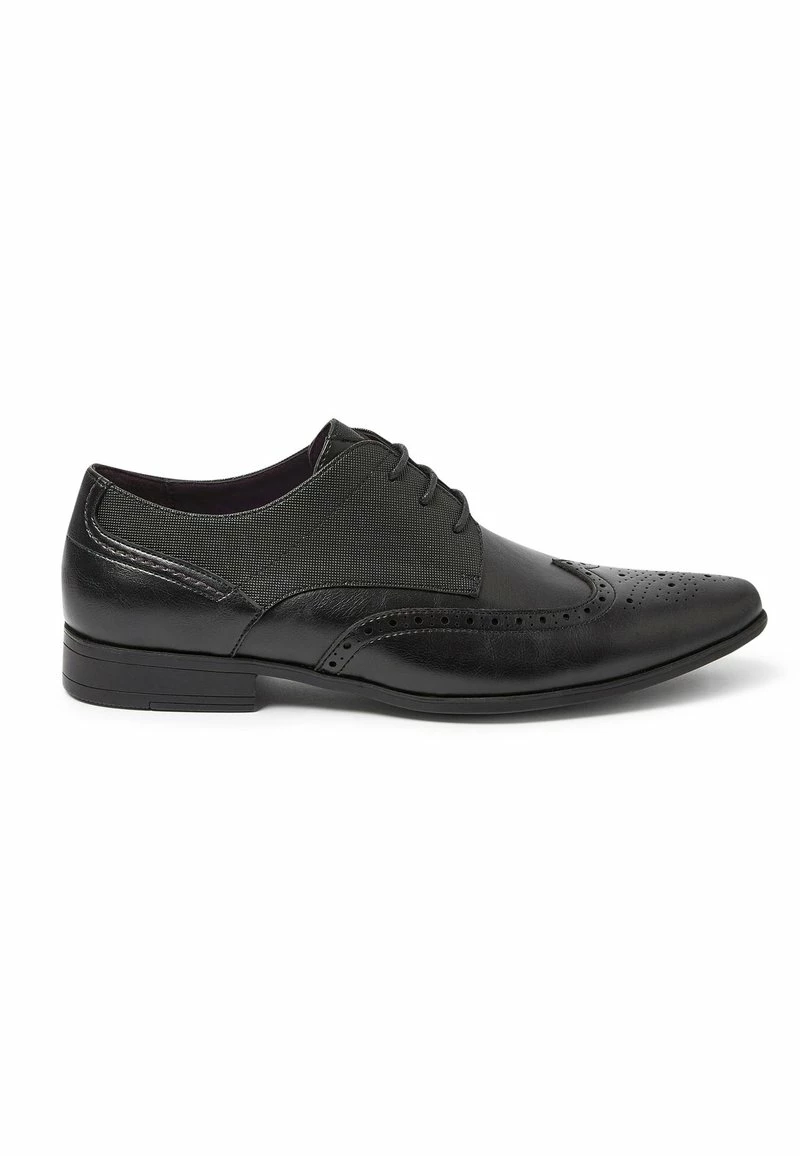 Next Herren BROGUE - Business-Schnürer - Black