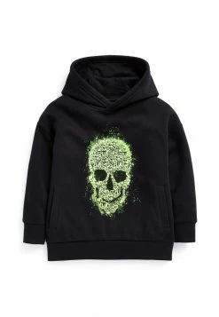Next Kinder SKULL GRAFFITI - Kapuzenpullover - Black