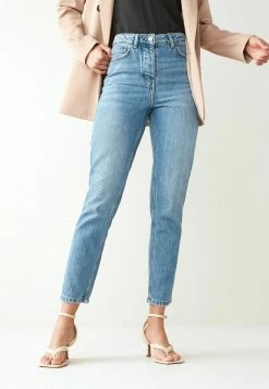 Next Damen Jeans Relaxed Fit - Blue