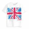 Next SHORT SLEEVE GRAPHIC - T-Shirt Print - White Union Jack | Kinder