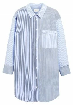 Next Damen Nachtwäsche Shirt - Blue White Stripe