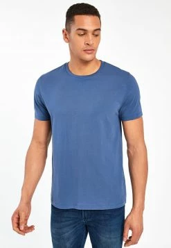 Next Herren T-Shirt Basic - Blue