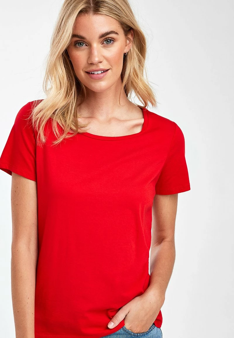Next Damen T-Shirt Basic - Red – Bild 3