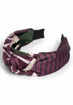 Next Damen SPLICE PRINT STRUCTURED - Haar-Styling-Accessoires - Khaki