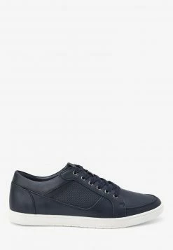 Next TAN PERFORATED TRAINERS - Sneaker Low - Blue | Herren