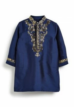 Next Kinder KURTA - Hemd - Blue Gold