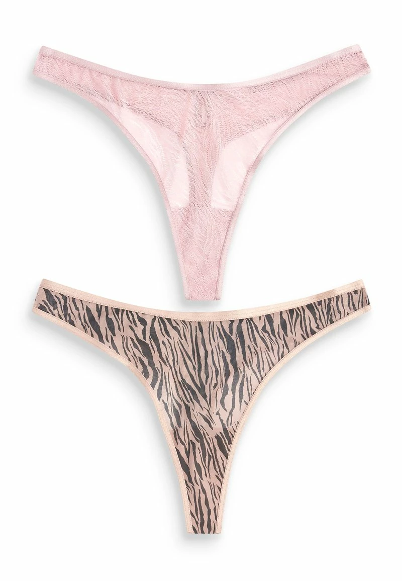 Next Damen 2 PACK - String - Zebra Print Pink