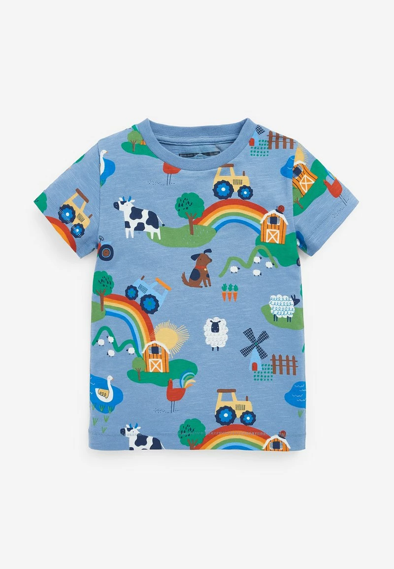 Next Kinder 3 PACK - T-Shirt Print - Mottled Light Blue – Bild 4