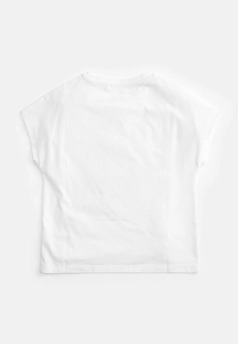 Next Kinder FLIPPY SEQUIN HEART - T-Shirt Print - White Blue – Bild 5