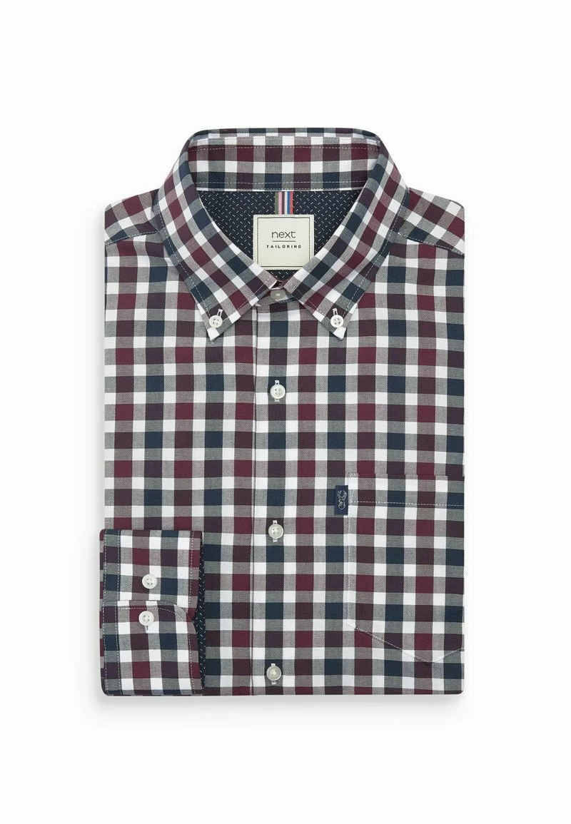 Next Herren CHECK - Hemd - Burgundy Red – Bild 4