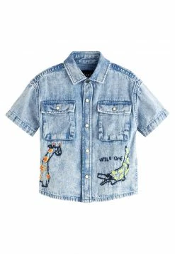 Next Kinder SHORT SLEEVE - Hemd - Denim Blue