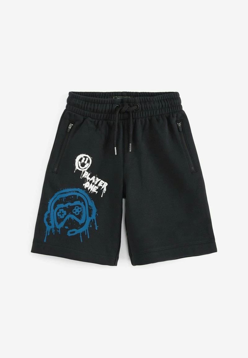 Next Kinder 2 PACK ALL OVER PRINT - Jogginghose - Black Blue Smile – Bild 3