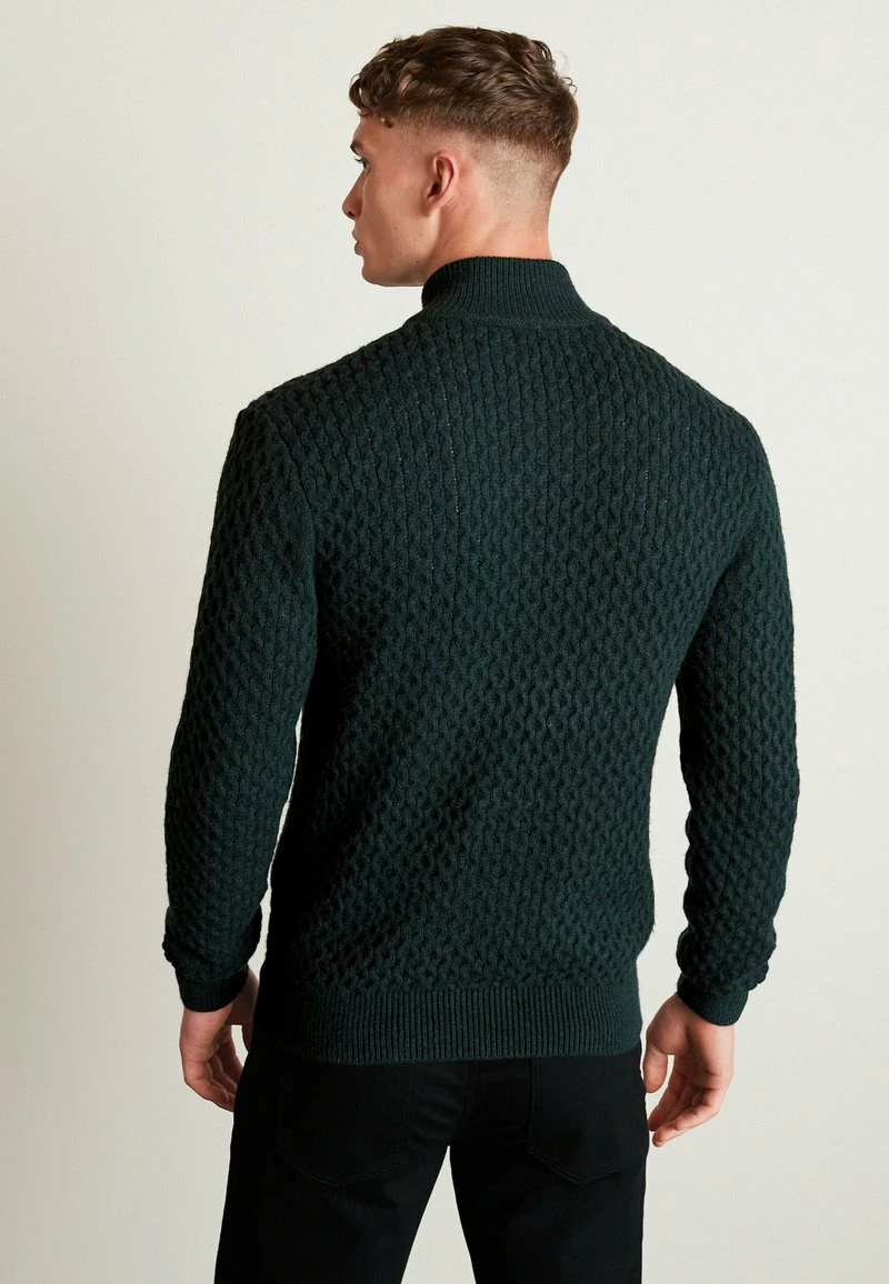 Next Herren TEXTURED - Strickpullover - Green – Bild 2