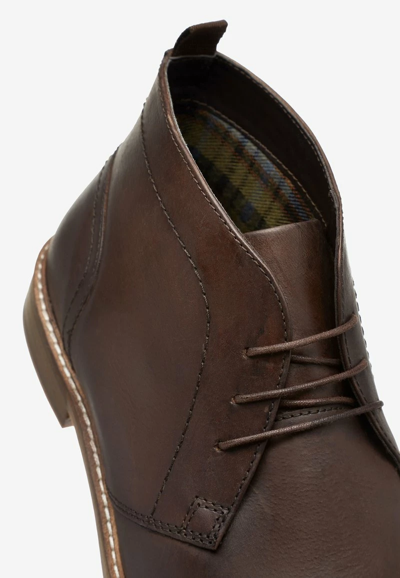 Next WAXY FINISH - Schnürstiefelette - Brown | Herren – Bild 5