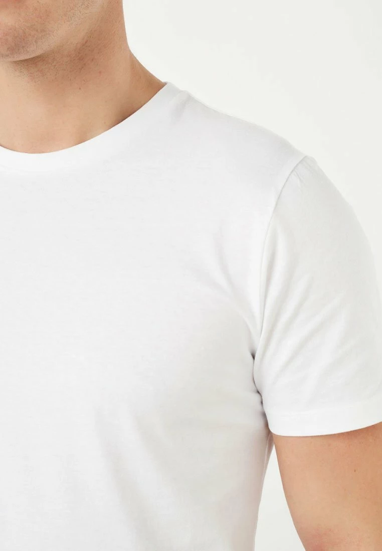 Next Herren CREW - T-Shirt Basic - Off White – Bild 4