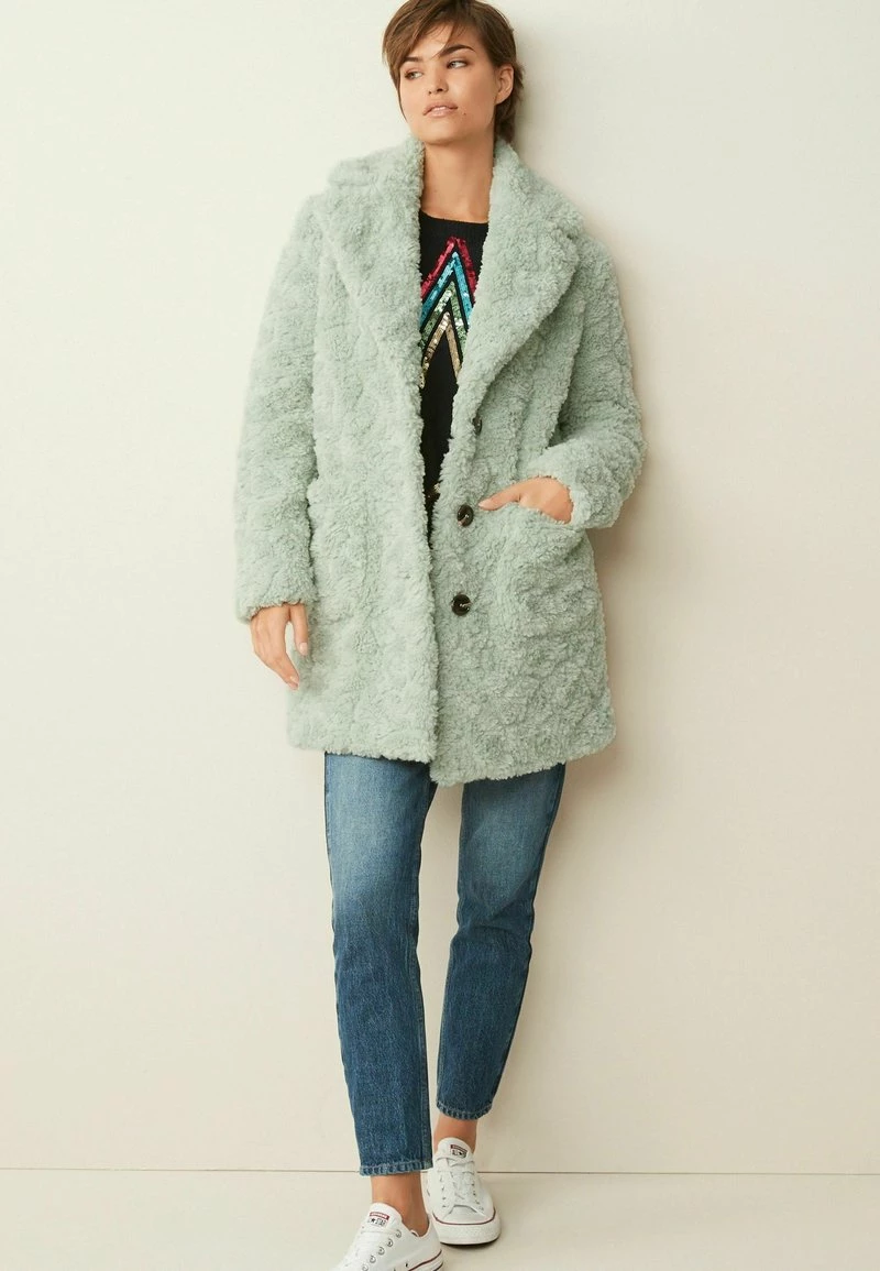 Next Damen TEDDY BORG - Wintermantel - Mint – Bild 2