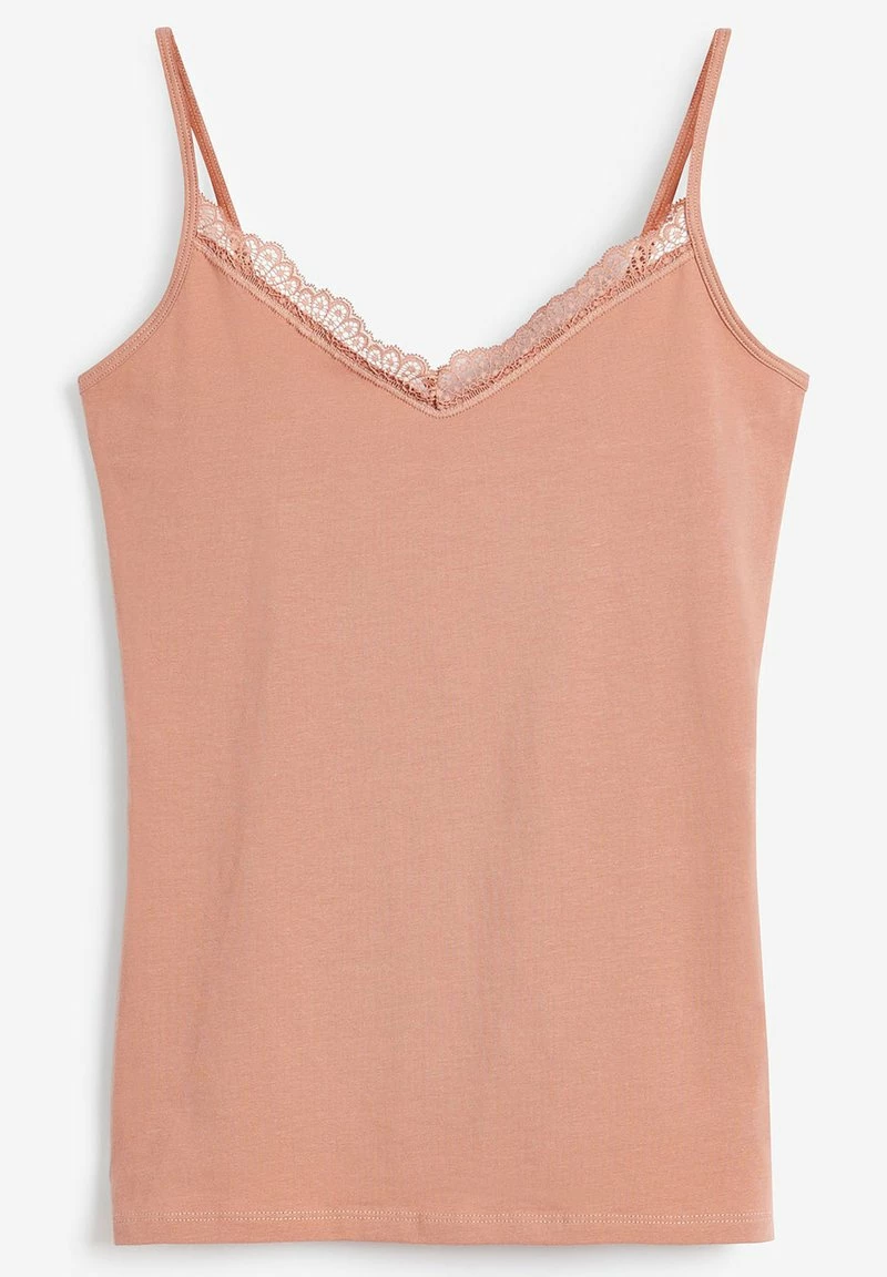 Next Damen LACE TRIM VESTS TWO PACK - Top - Brown – Bild 6