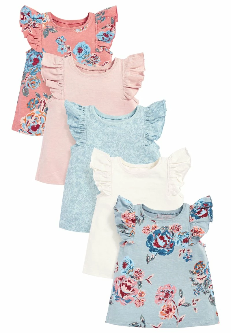 Next 5 PACK - T-Shirt Print - Pink | Kinder