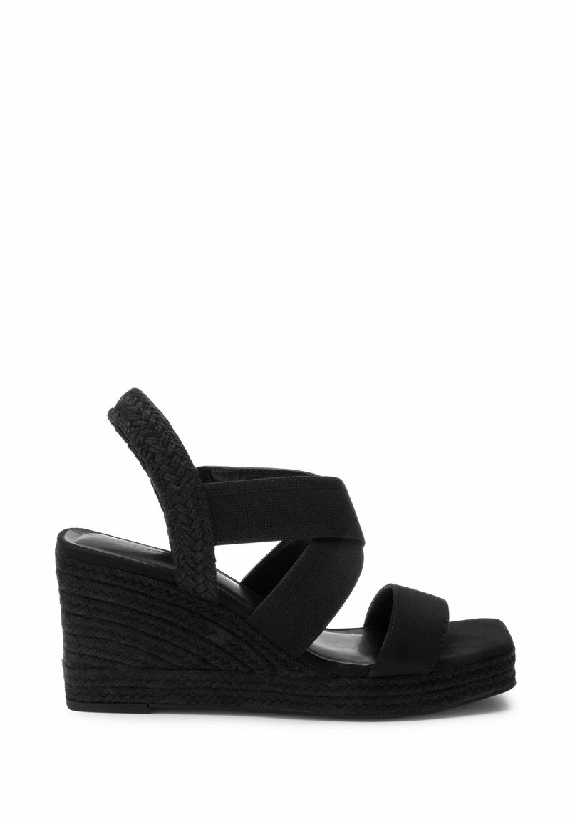 Next Damen FOREVER COMFORT CROSS OVER - Keilsandalette - Black