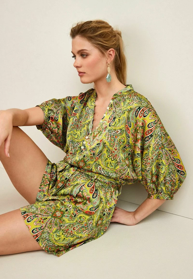 Next BELTED - Shorts - Green Paisley | Damen – Bild 4