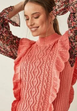 Next Damen FRILL TANK - Top - Pink