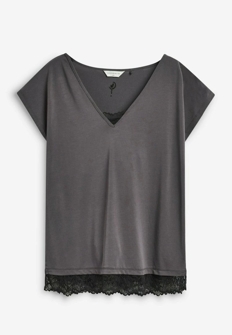 Next SAVANNAH MILLER CUPRO - T-Shirt Basic - Grey | Damen – Bild 4