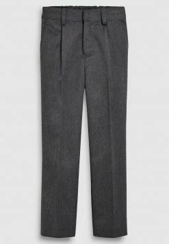 Next BLACK PLEAT FRONT SLIM FIT TROUSERS (3-16YRS) - Stoffhose - Grey | Kinder