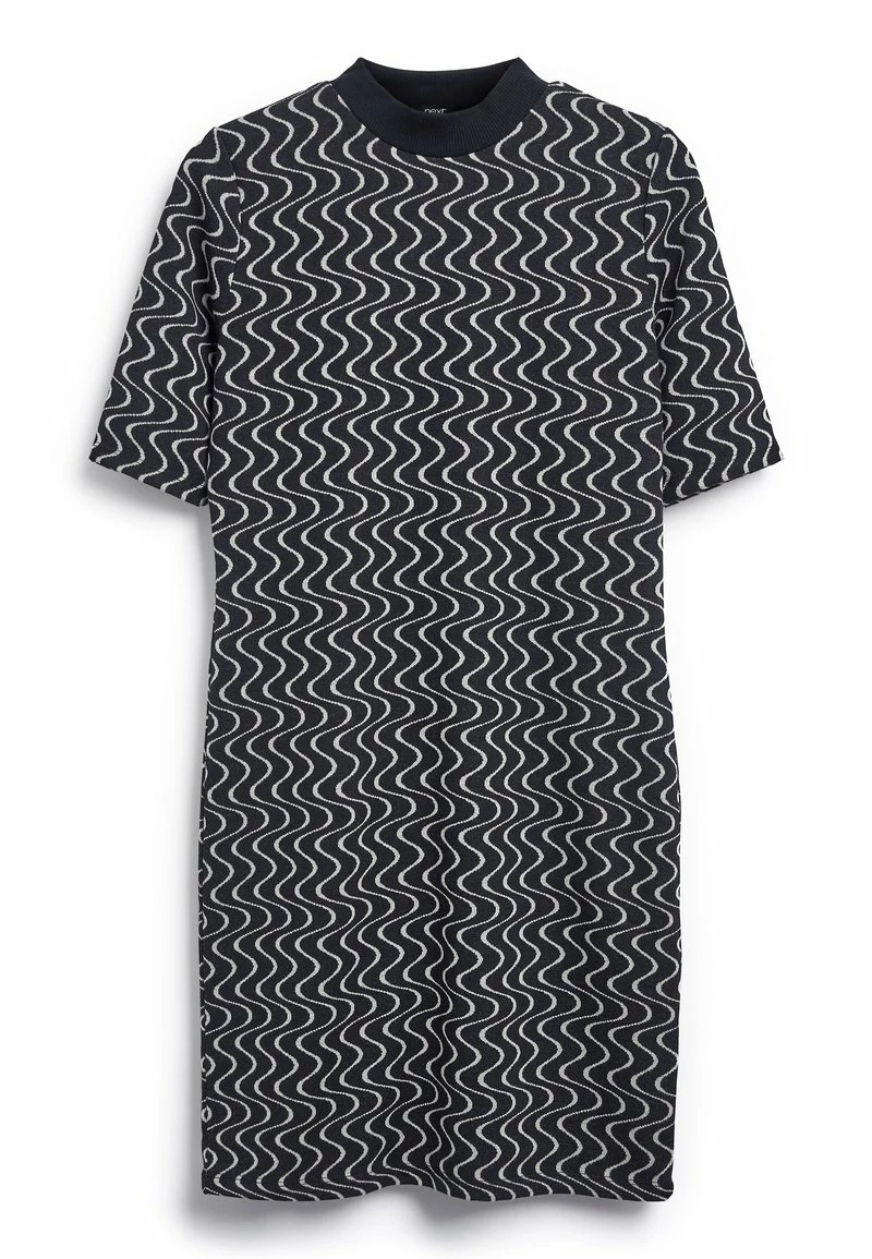 Next Damen SHORT SLEEVE MINI - Strickkleid - Multicoloured – Bild 5