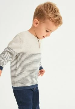 Next Kinder Strickpullover - White