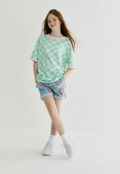 Next OVERSIZE - T-Shirt Print - Green | Kinder