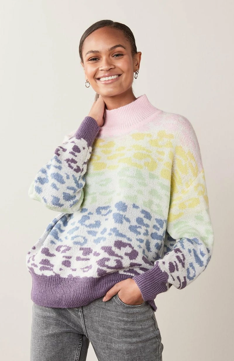 Next Damen Strickpullover - Multi Colored