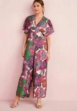 Next Damen BATWING - Jumpsuit - Pink Print