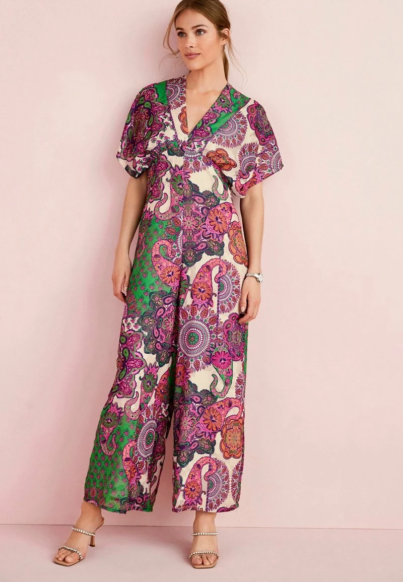 Next Damen BATWING - Jumpsuit - Pink Print