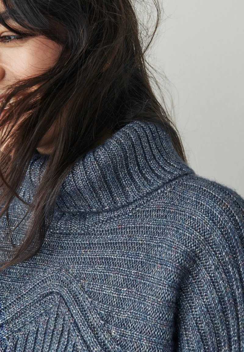 Next ROLL NECK DETAIL - Strickpullover - Blue | Damen – Bild 3