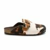 Next Kinder Pantolette Flach - Animal Print Leather Premium