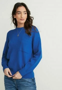 Next Damen POCKET DETAIL - Strickpullover - Blue Grey