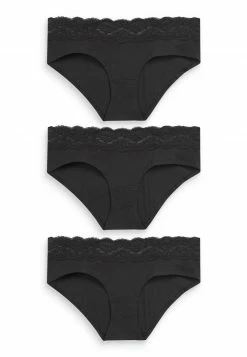 Next Damen TRIM BLEND KNICKERS 3 PACK - Slip - Black