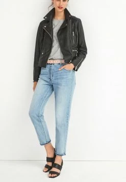 Next Damen Lederjacke - Black