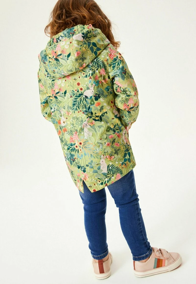 Next Regenjacke / Wasserabweisende Jacke - Green | Kinder – Bild 2