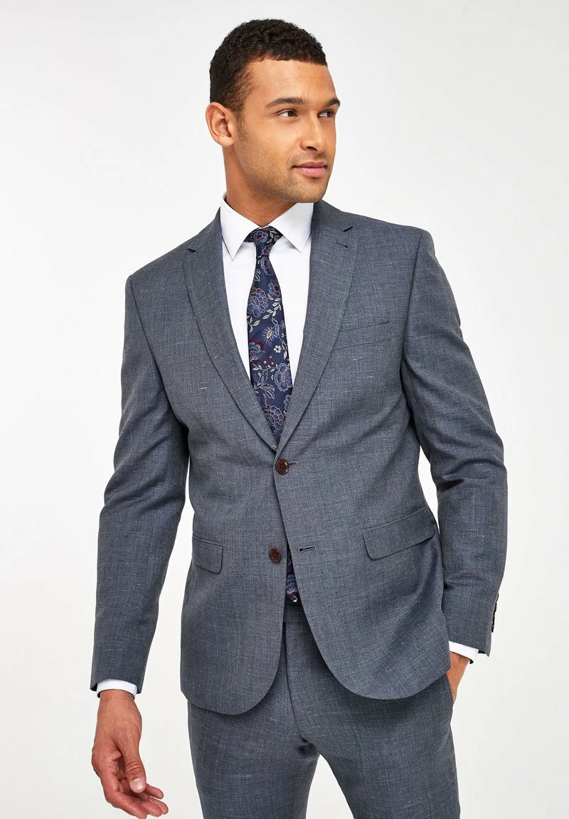 Next Herren SLIM FIT - Anzugsakko - Light Blue