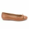 Next WEAVE - Klassischer Ballerina - Tan Brown | Damen