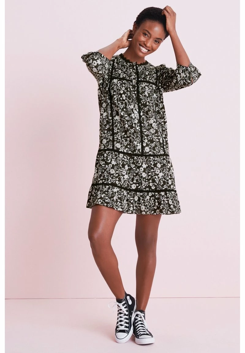 Next Damen Tunika - Black White Mono Print – Bild 2