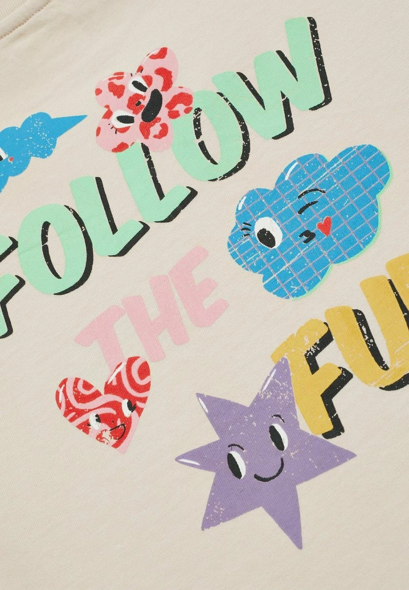 Next OVERSIZED - T-Shirt Print - Neutral Cream | Kinder – Bild 5