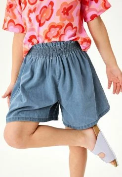 Next Herren Jeans Shorts - Mid Blue Denim